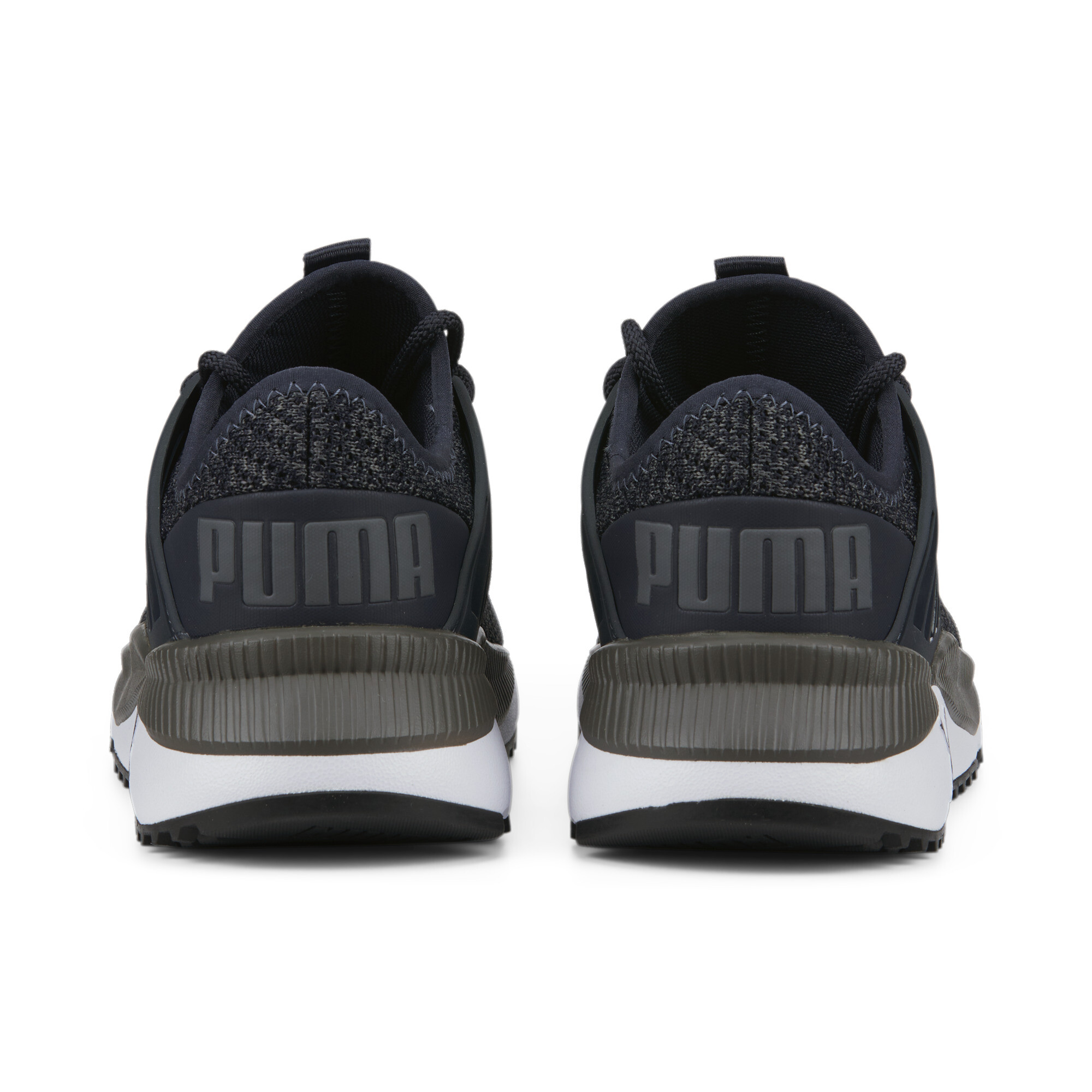 Puma Pacer Future Double-Knit Sneakers Big Kids, Black/White, 6