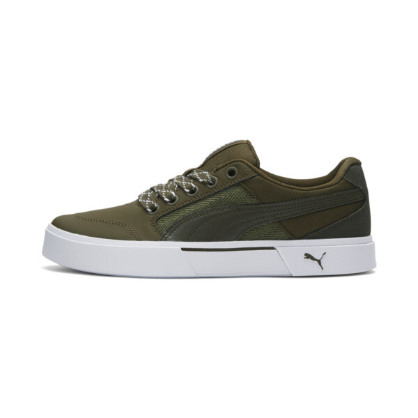 PUMA C-Rey Atypical Sneakers in Dark Green Moss/Deep Olive/Black
