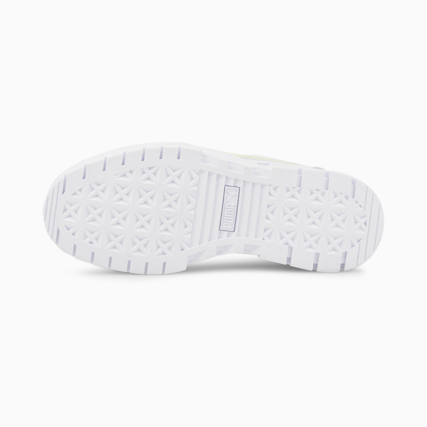Mayze Leather Women's Trainers, Puma White-Arctic Ice, large-ZAF