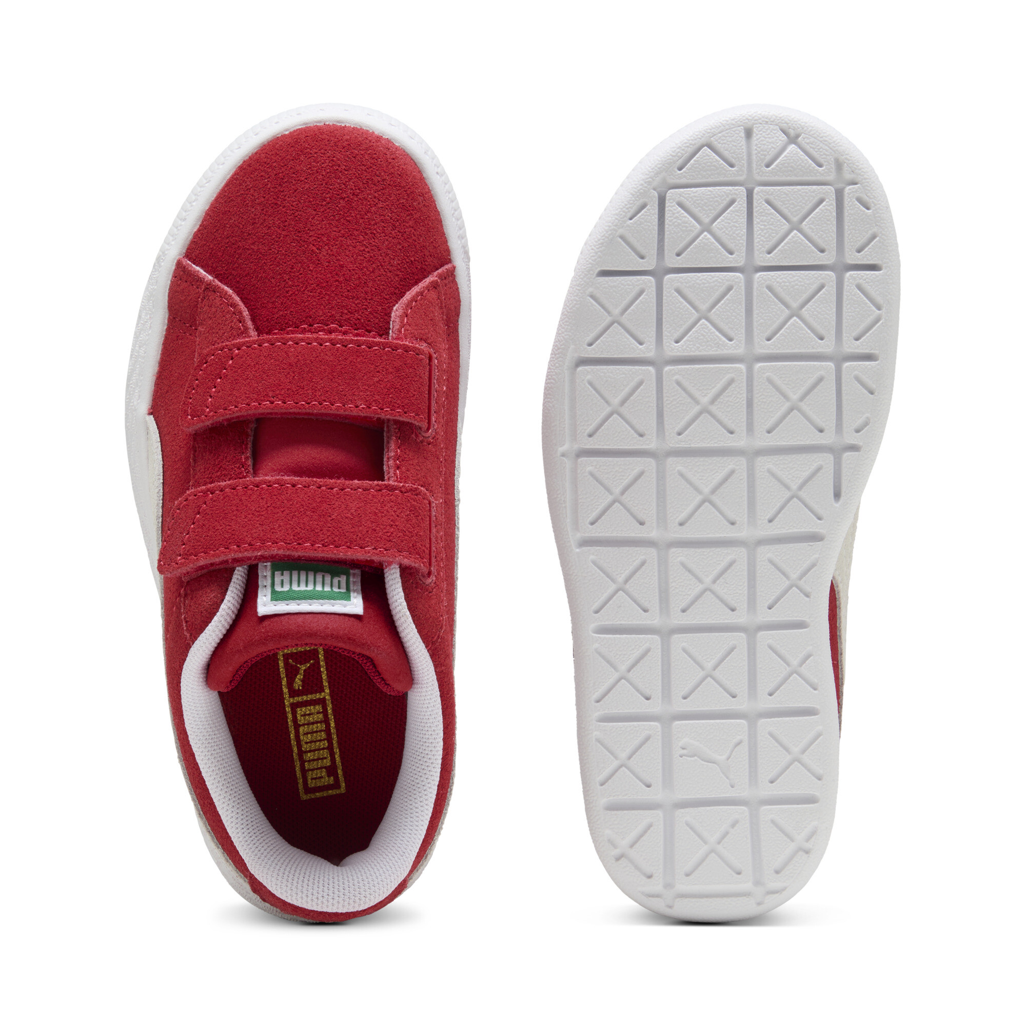 PUMA Suede Classic LF V sportschoenen, Rood/Wit, Maat 28 thumbnail 4