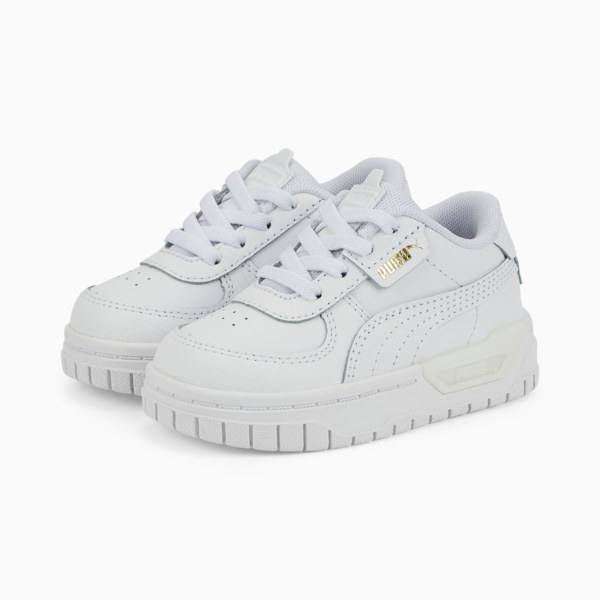 Cali Dream Lth AC Babies' Trainers, Puma White, large-ZAF