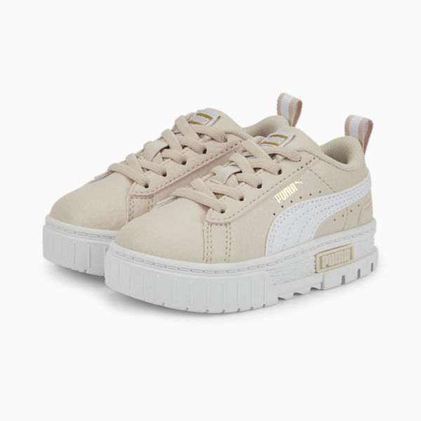 Mayze Lth Alternative Closure Babies' Trainers, Island Pink-Puma White, large-MEX