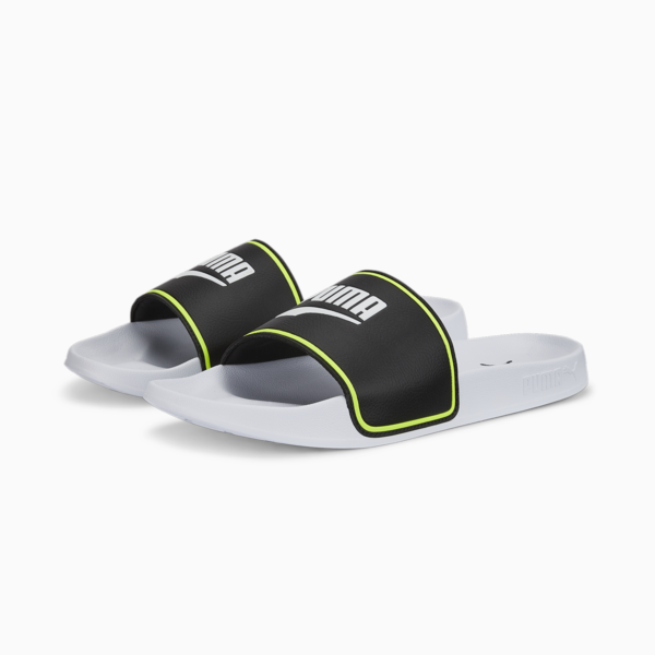 Leadcat 2.0 Elevate Sandal, Puma Black-Puma White-Lime Squeeze, large-MEX