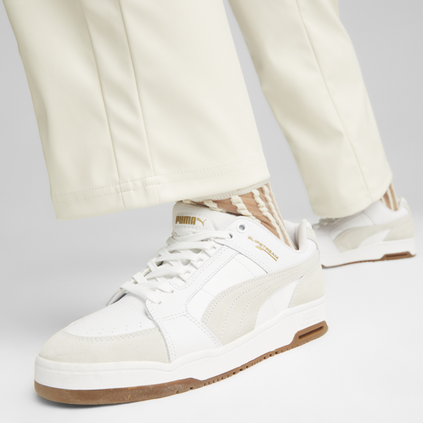 Slipstream Lo Suede FS Sneakers, Puma White-Gum, large-ZAF