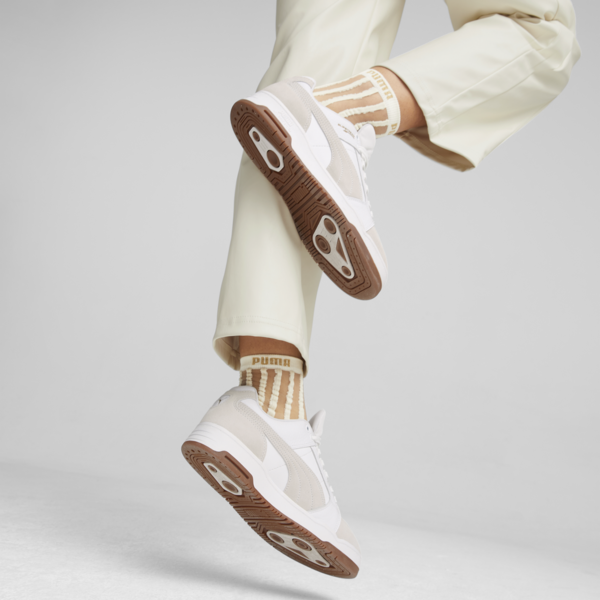 Slipstream Lo Suede FS Sneakers, Puma White-Gum, large-ZAF