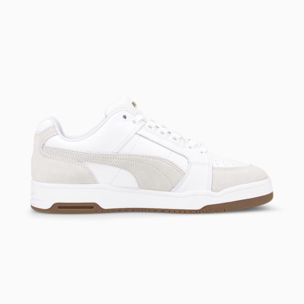 Slipstream Lo Suede FS Sneakers, Puma White-Gum, large-ZAF