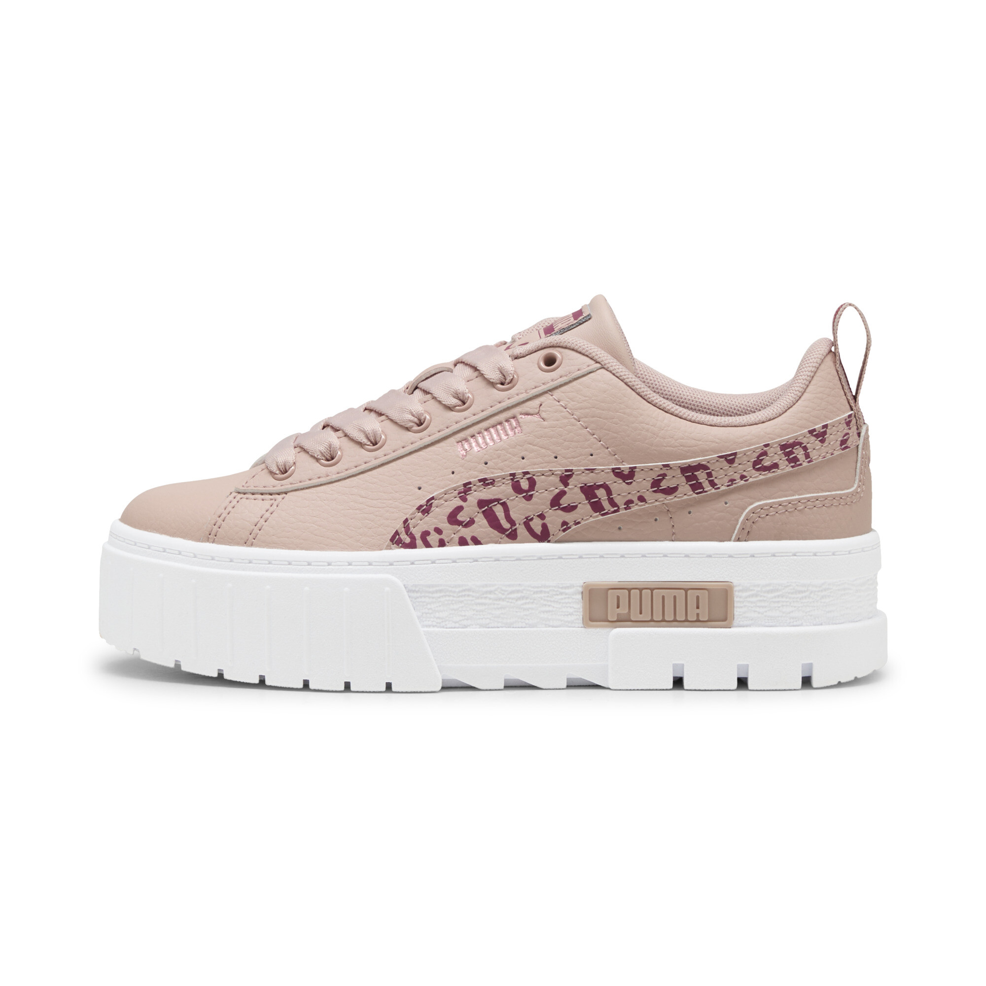 Puma Mayze Wild Jugend Sneakers Schuhe Für Damen Für Kinder | Rose Quartz/Port | Größe: 35.5