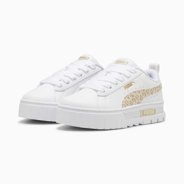 Zapatillas Mayze Wild para niñas, PUMA White-Sand Dune, large-ARG