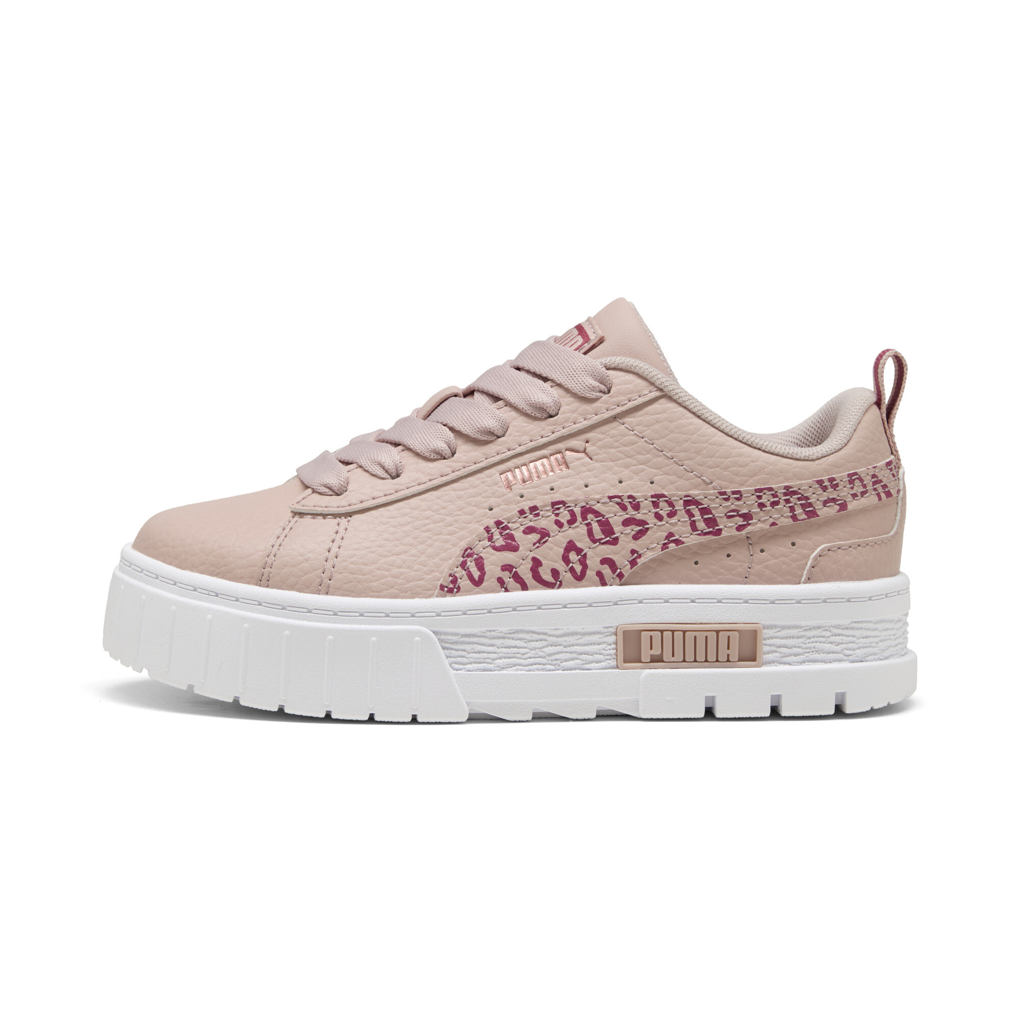 Puma Mayze Wild Kinder Sneakers Schuhe | Rose Quartz/Port | Größe: 31