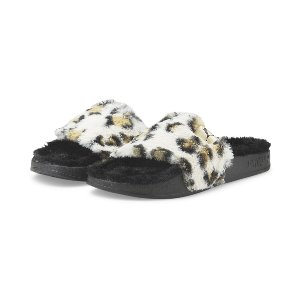 puma leopard sandals