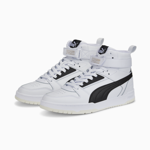RBD Game Sneakers, Puma White-Puma Black-Puma Team Gold, large-ZAF