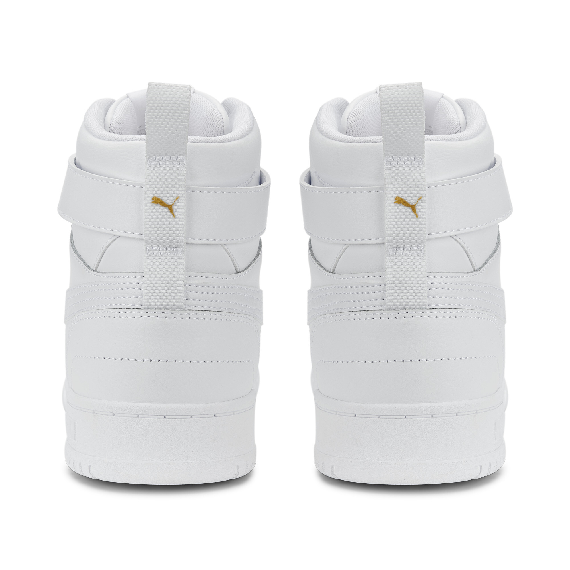 Men's PUMA RBD Game Sneakers In White/Gold, Size EU 44