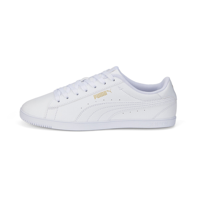 

Women's PUMA Vikky Lo Pro Sneakers, White/gold