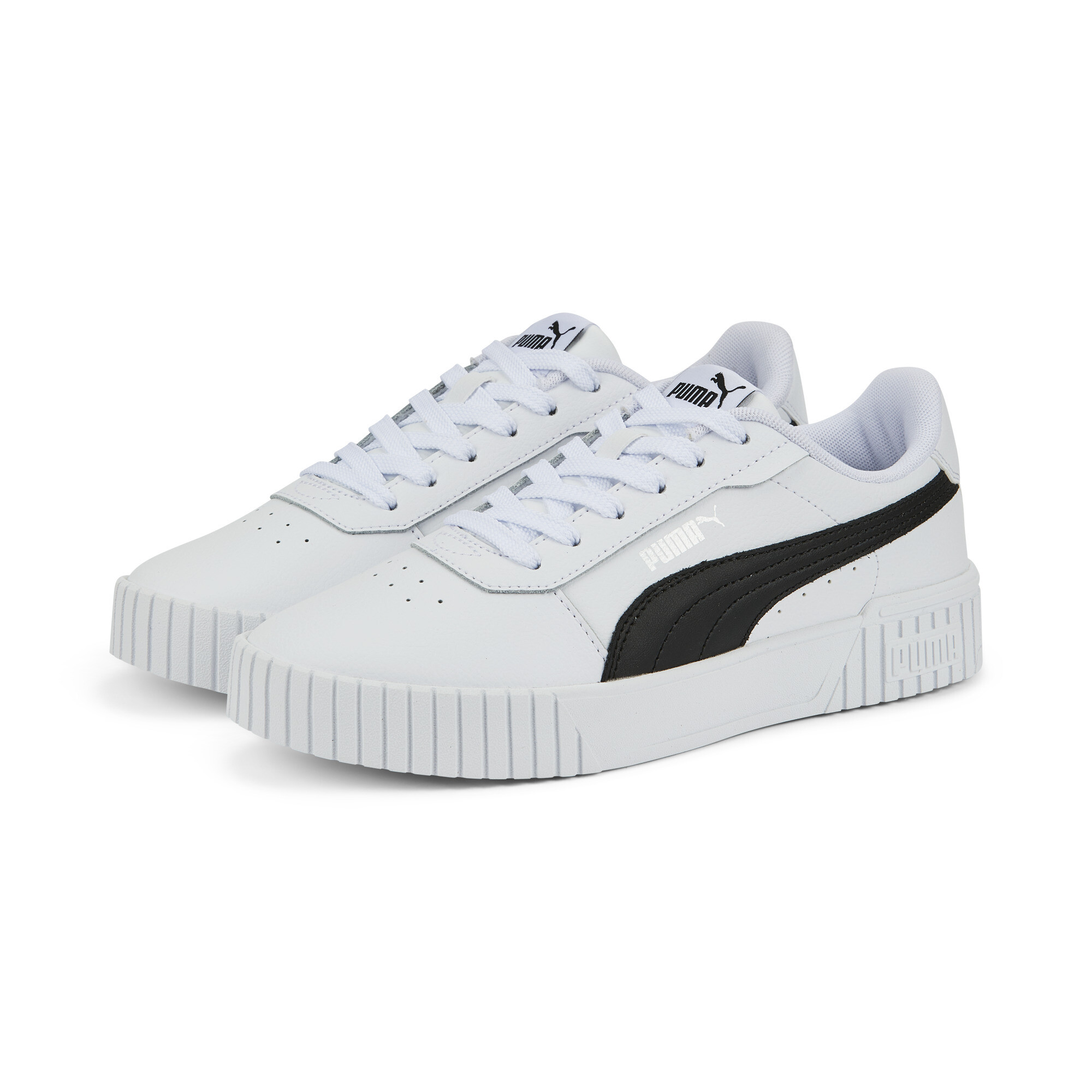 Women's Puma Carina 2.0 Sneakers, White, Size 40.5, Shoes