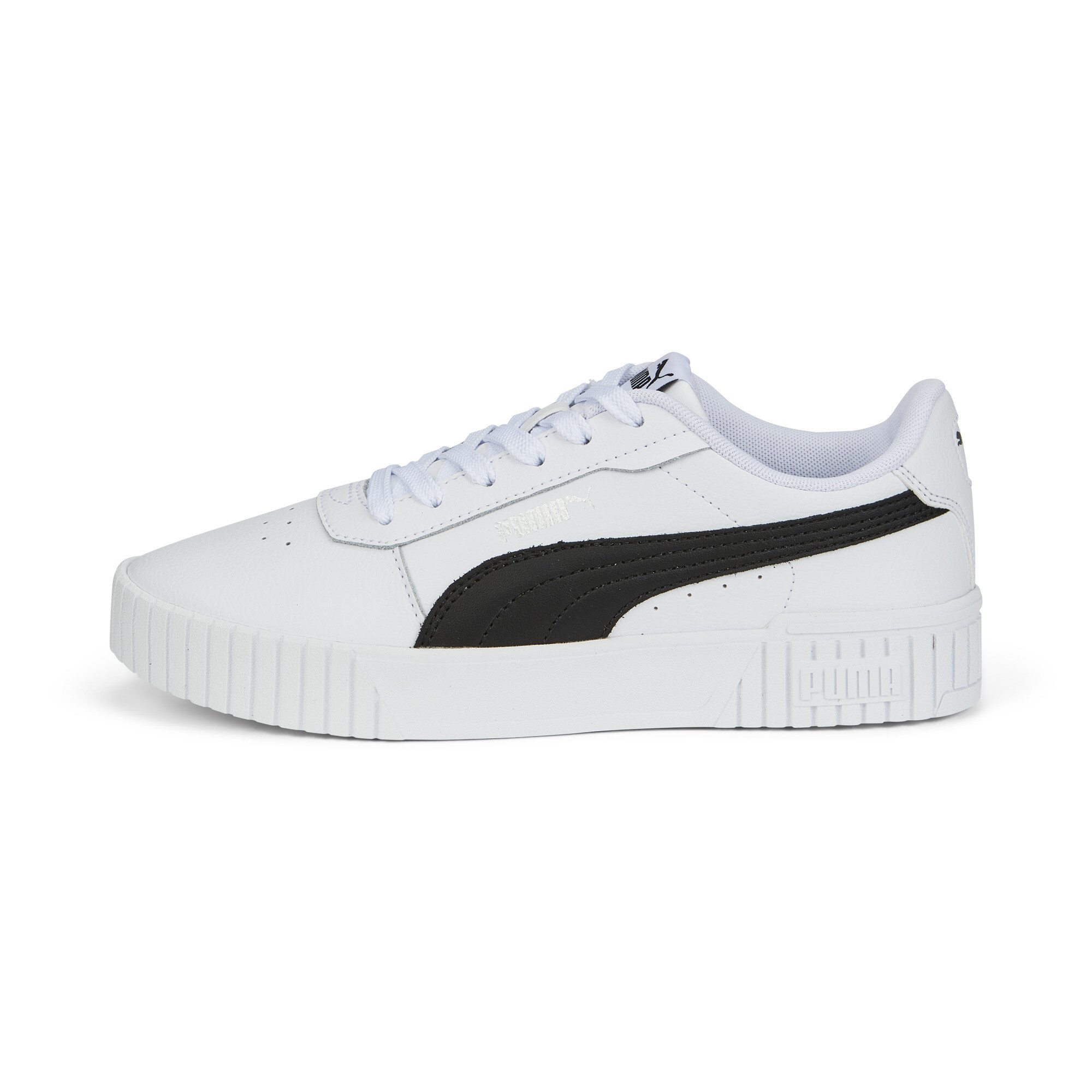 Puma Carina 2.0 Sneakers Damen Schuhe | White/Black/Silver | Größe: 35.5