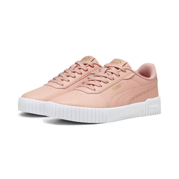 Carina 2.0 Sneakers Women, Poppy Pink-PUMA Gold-Matte Puma Gold-PUMA White, large-ZAF