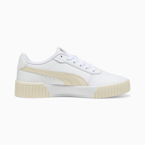Carina 2.0 Sneakers Women, PUMA White-Sugared Almond-PUMA Gold, large-ZAF