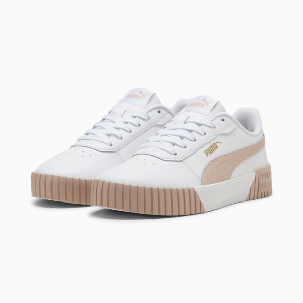 Carina 2.0 Sneakers Women, PUMA White-Rose Quartz-PUMA Gold, large-ZAF