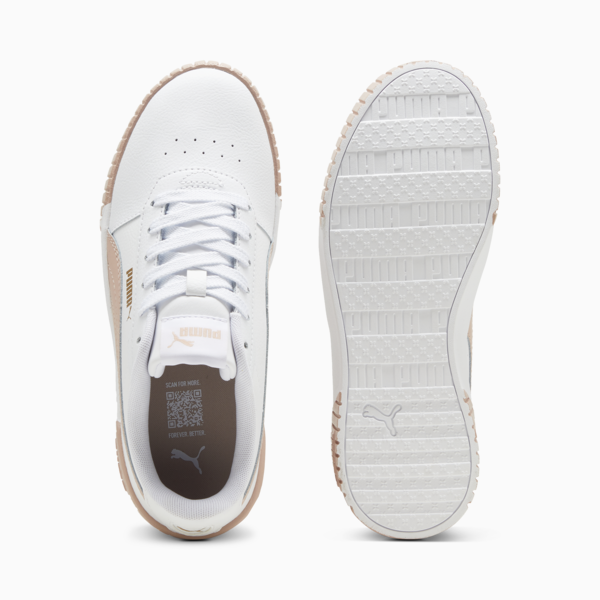 Carina 2.0 Sneakers Women, PUMA White-Rose Quartz-PUMA Gold, large-ZAF