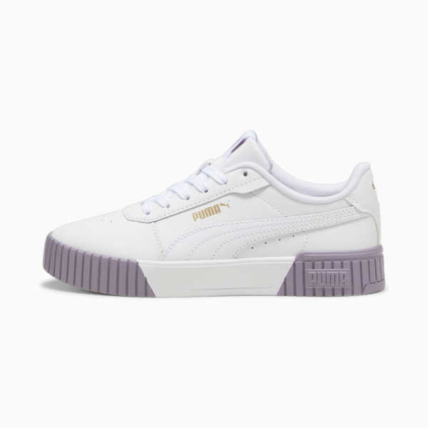 Carina 2.0 Sneakers Women, PUMA White-Pale Plum-PUMA Gold, large-ZAF