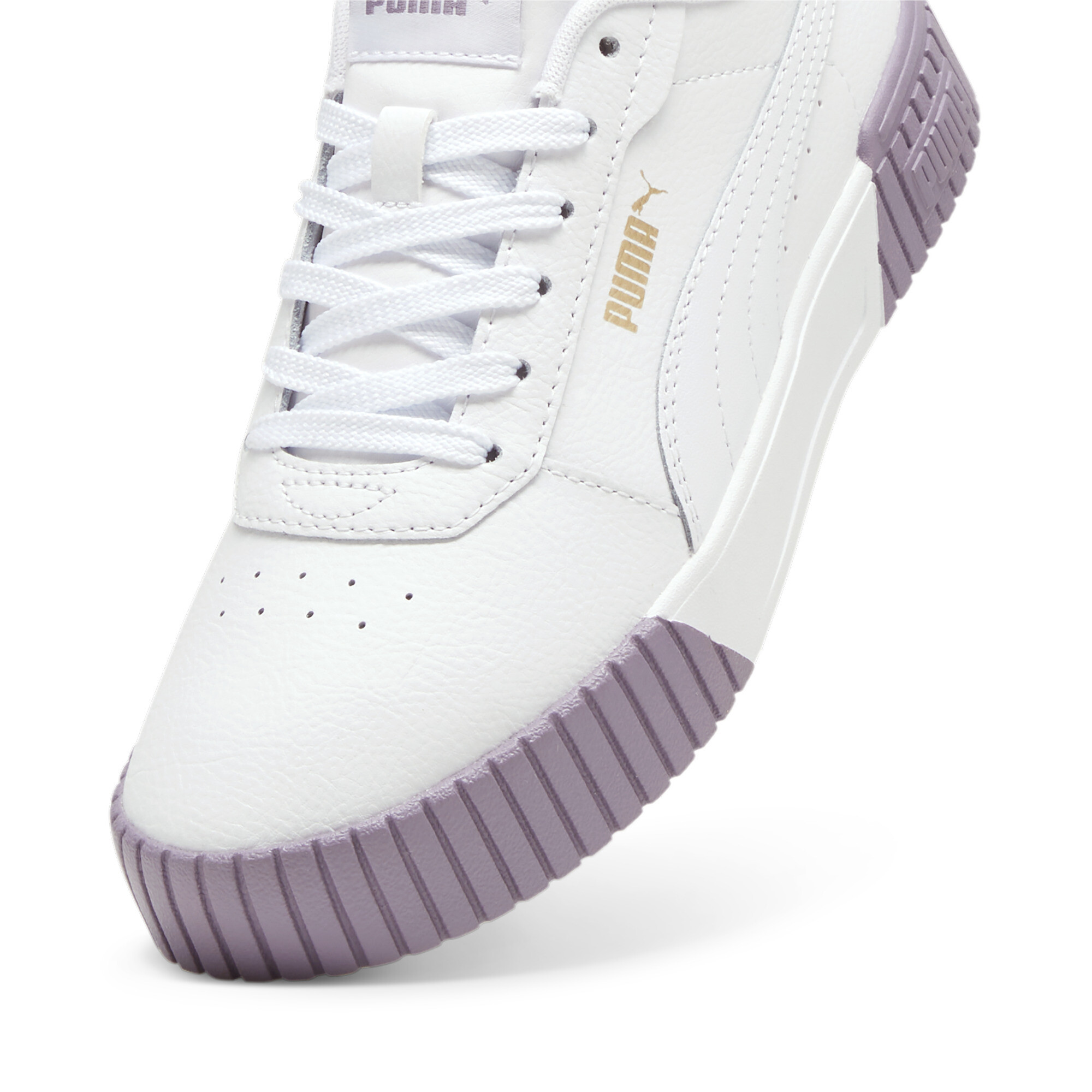 PUMA Carina 2.0 sneakers voor Dames, Goud/Wit