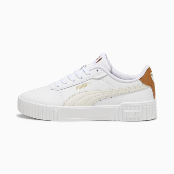 Carina 2.0 Sneakers Women, PUMA White-Frosted Ivory-Caramel Latte, swatch-ZAF