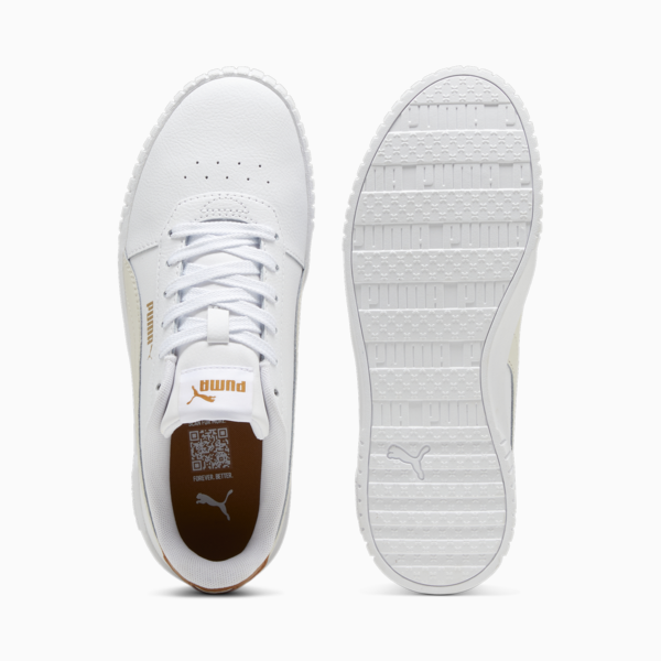 Carina 2.0 Sneakers Women, PUMA White-Frosted Ivory-Caramel Latte, large-ZAF