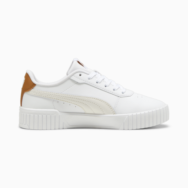 Carina 2.0 Sneakers Women, PUMA White-Frosted Ivory-Caramel Latte, large-ZAF