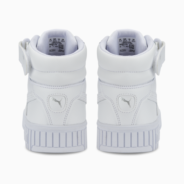 Carina 2.0 Mid Sneakers Women, Puma White-Puma White-Puma Silver, large-ZAF