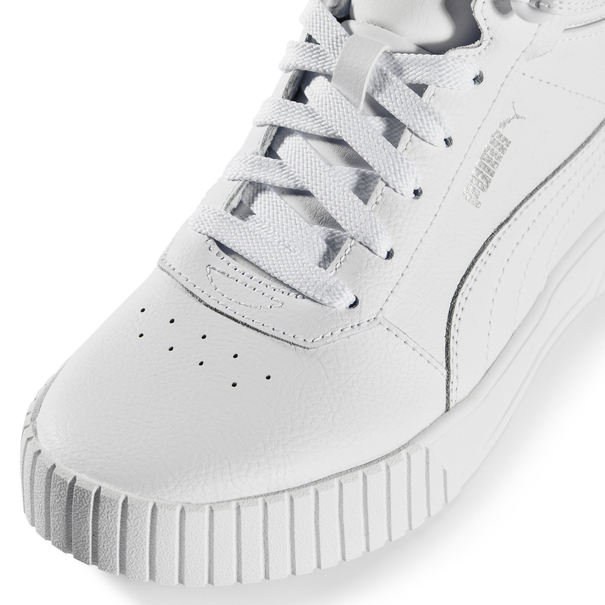 Women's Puma Carina 2.0 Mid Sneakers, White, Size 39, Shoes