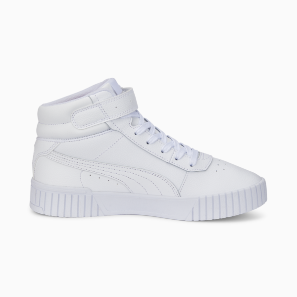 Carina 2.0 Mid Sneakers Women, Puma White-Puma White-Puma Silver, large-ZAF