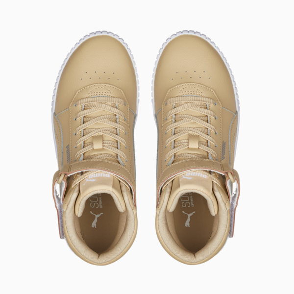 Carina 2.0 Mid Sneakers Women, Light Sand-Light Sand-Puma Silver-Puma White, large-ZAF