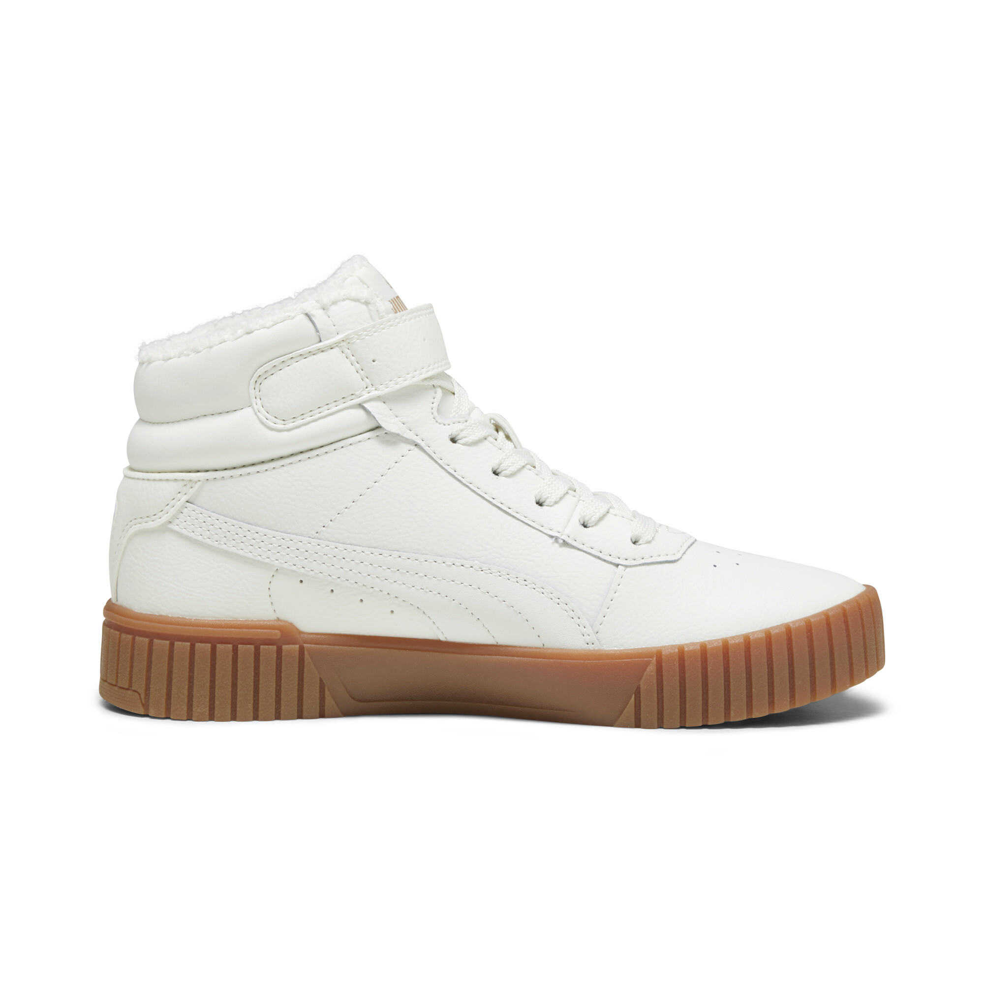 PUMA Carina 2.0 Mid Winter sneakers voor Dames, Grijs/Goud, Maat 40,5 thumbnail 3