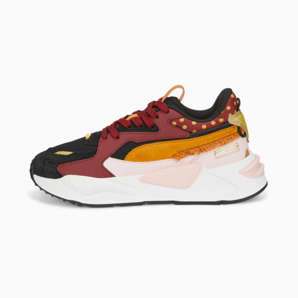 RS-Z Boho Gleam Sneakers Youth, Puma Black-Almond Blossom-Intense Red, large-ZAF