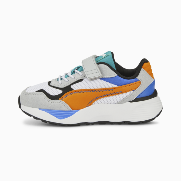 RS-Metric Alternative Closure Sneakers Kids, Puma White-Vibrant Orange, large-ZAF
