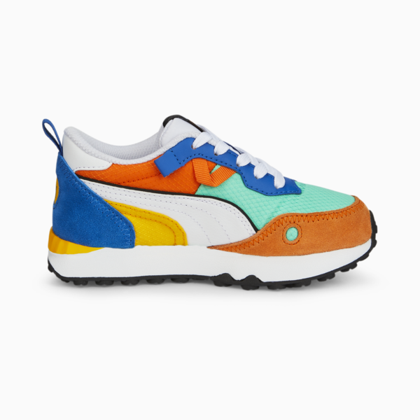 Rider FV Future Vintage Sneakers Kids, Biscay Green-Vibrant Orange, large-MEX