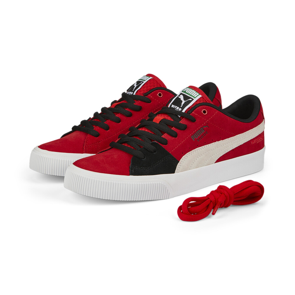 Suede Skate Nitro Sneakers | Red - PUMA