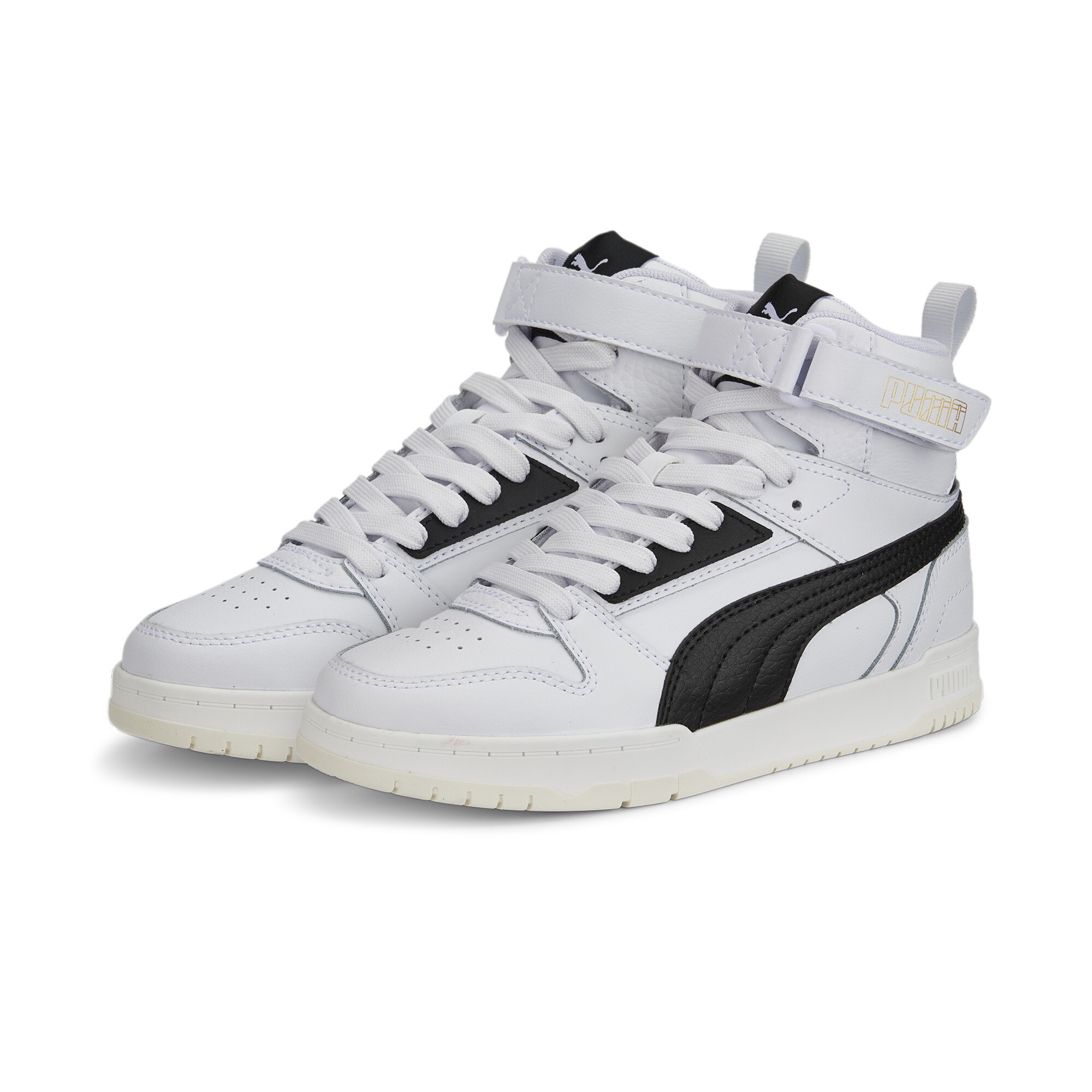 PUMA Rebound Game Sneakers Youth In White, Size EU 38