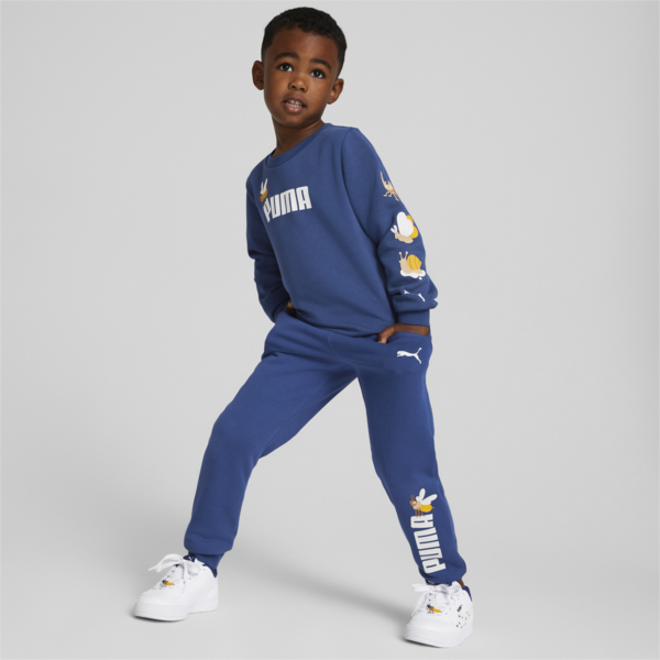 Caven Small World Sneakers Kids, Puma White-Pristine-Blazing Blue-Puma Black, large-ZAF