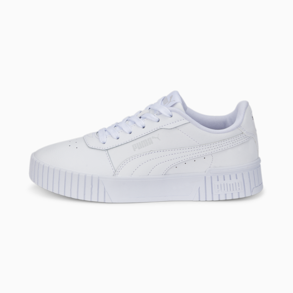 Carina 2.0 Sneakers Youth, Puma White-Puma White-Puma Silver, large-ZAF