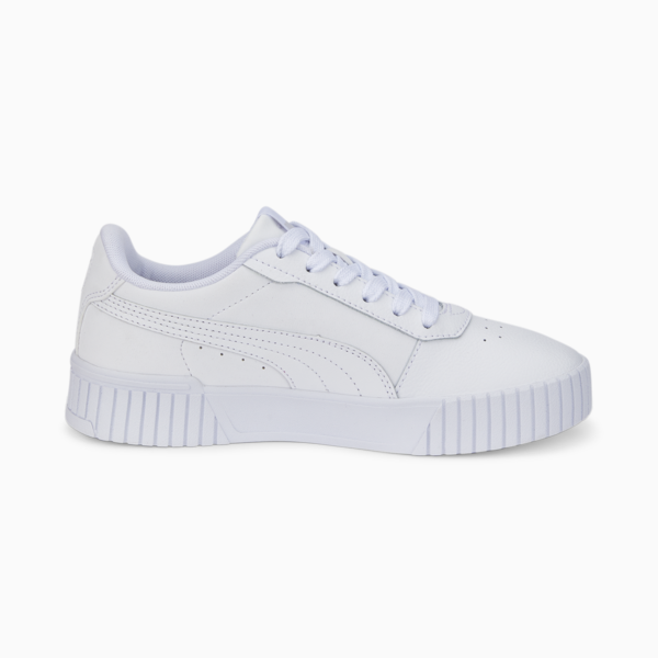 Carina 2.0 Sneakers Youth, Puma White-Puma White-Puma Silver, large-ZAF