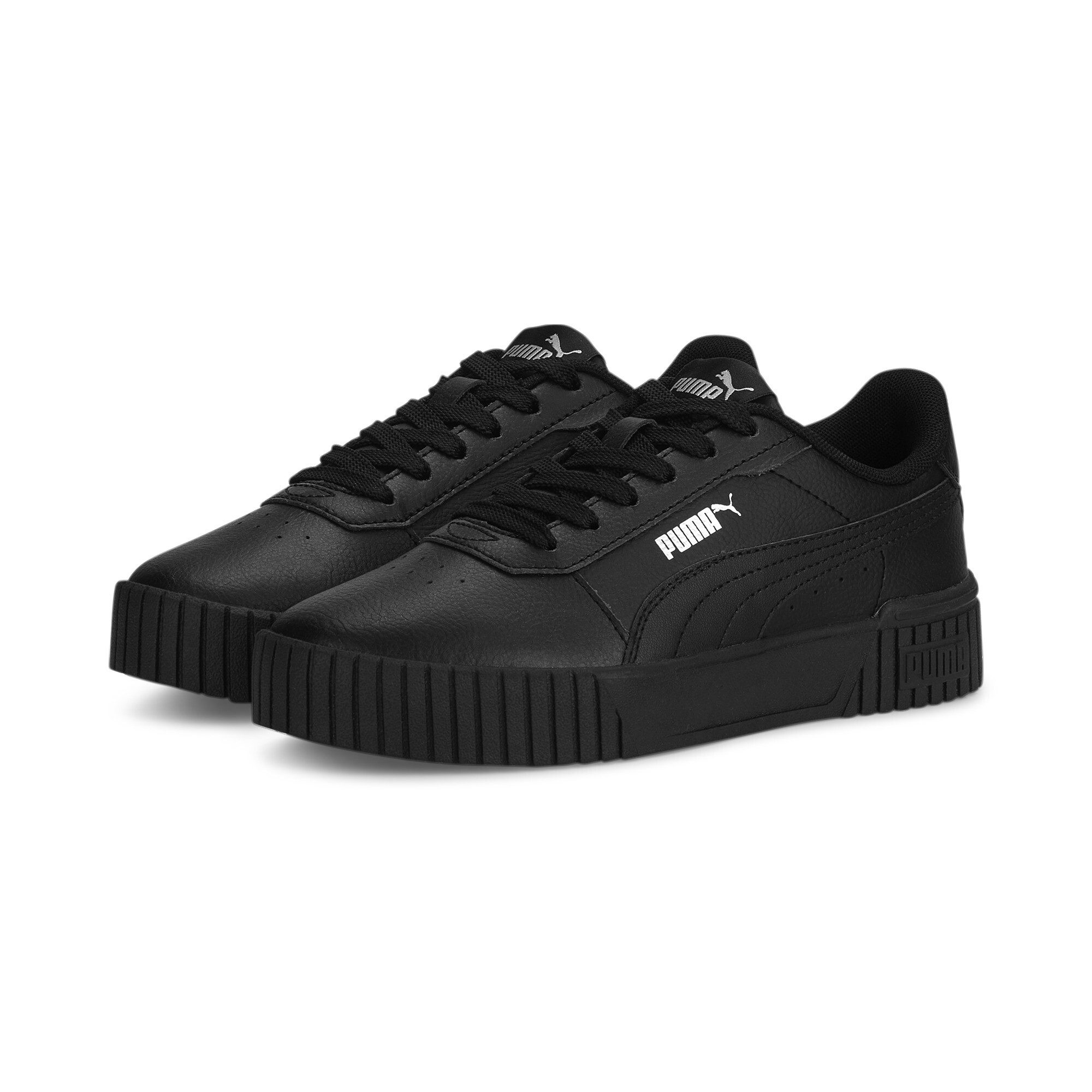 Women's Puma Carina 2.0 Sneakers Youth, Black, Size 35.5, Shoes