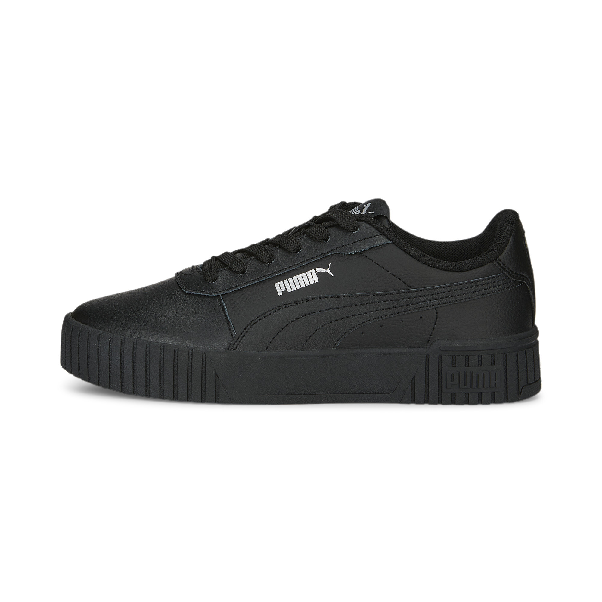 Puma Carina 2.0 Sneakers Teenager Schuhe Für Damen Für Kinder | Mit Plain | Black/Silver | Größe: 38