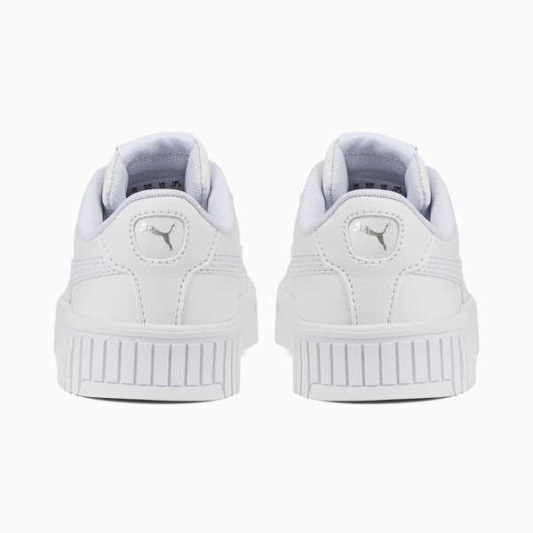 Carina 2.0 Sneakers Kids, Puma White-Puma White-Puma Silver, large-ZAF