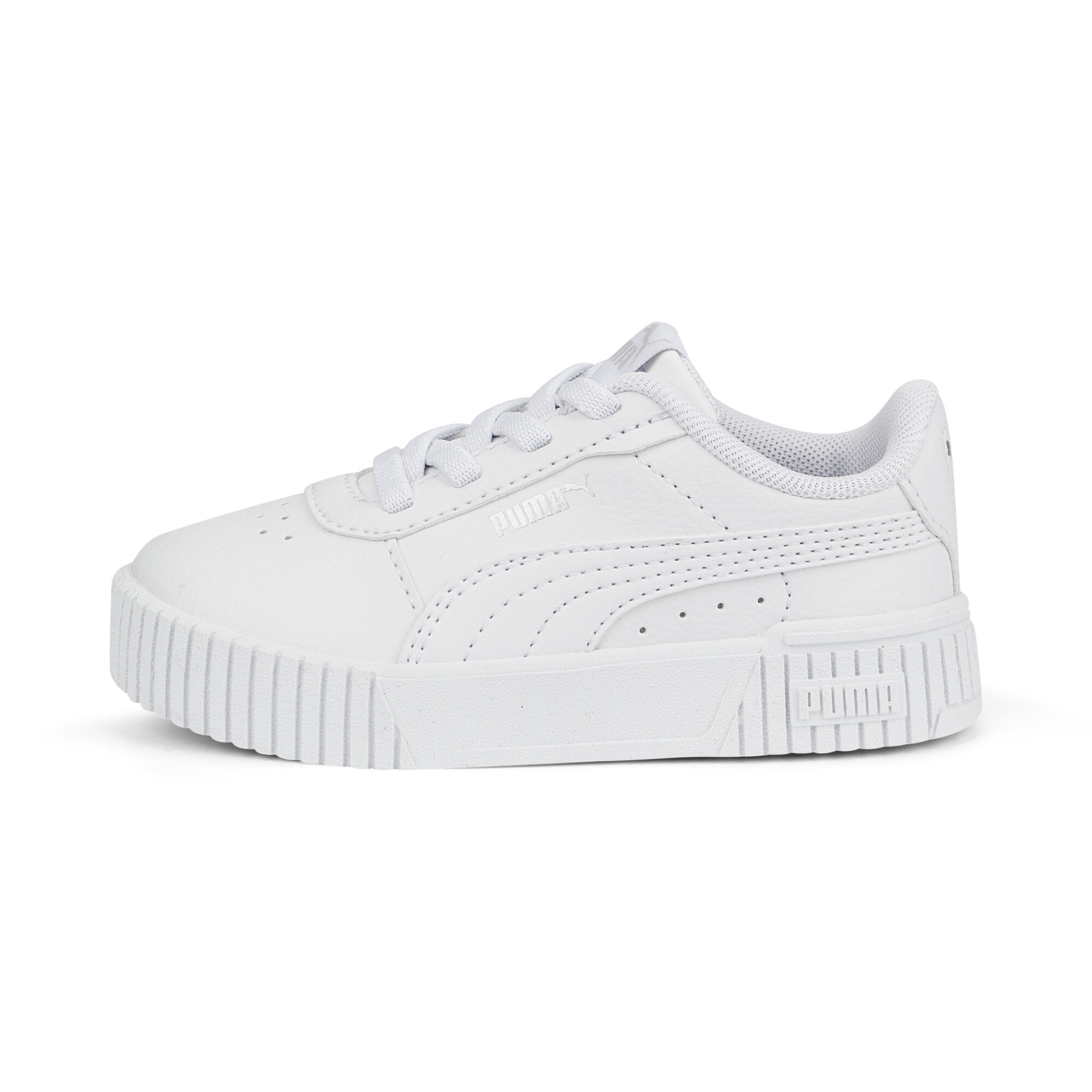 Puma Carina 2.0 AC Sneakers Babys Schuhe Für Damen | Mit Plain | White/Silver | Größe: 21