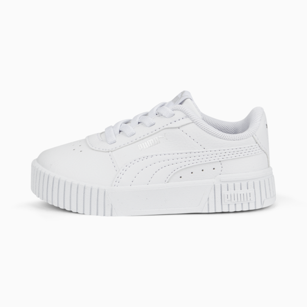 Carina 2.0 AC Sneakers Babies, Puma White-Puma White-Puma Silver, large-ZAF