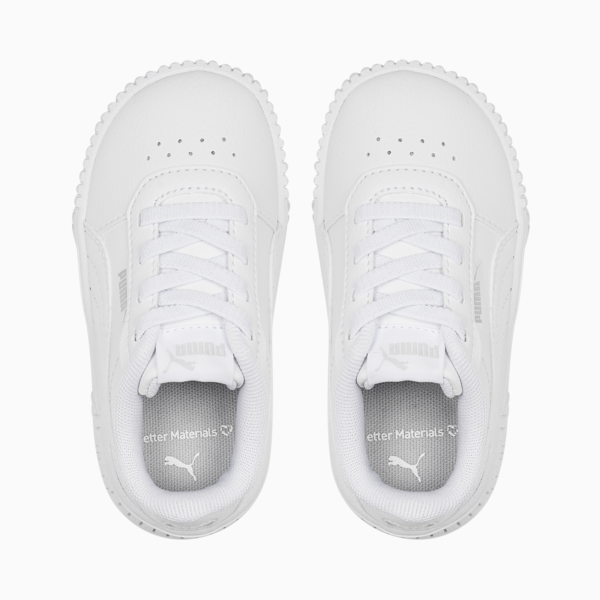 Carina 2.0 AC Sneakers Babies, Puma White-Puma White-Puma Silver, large-ZAF
