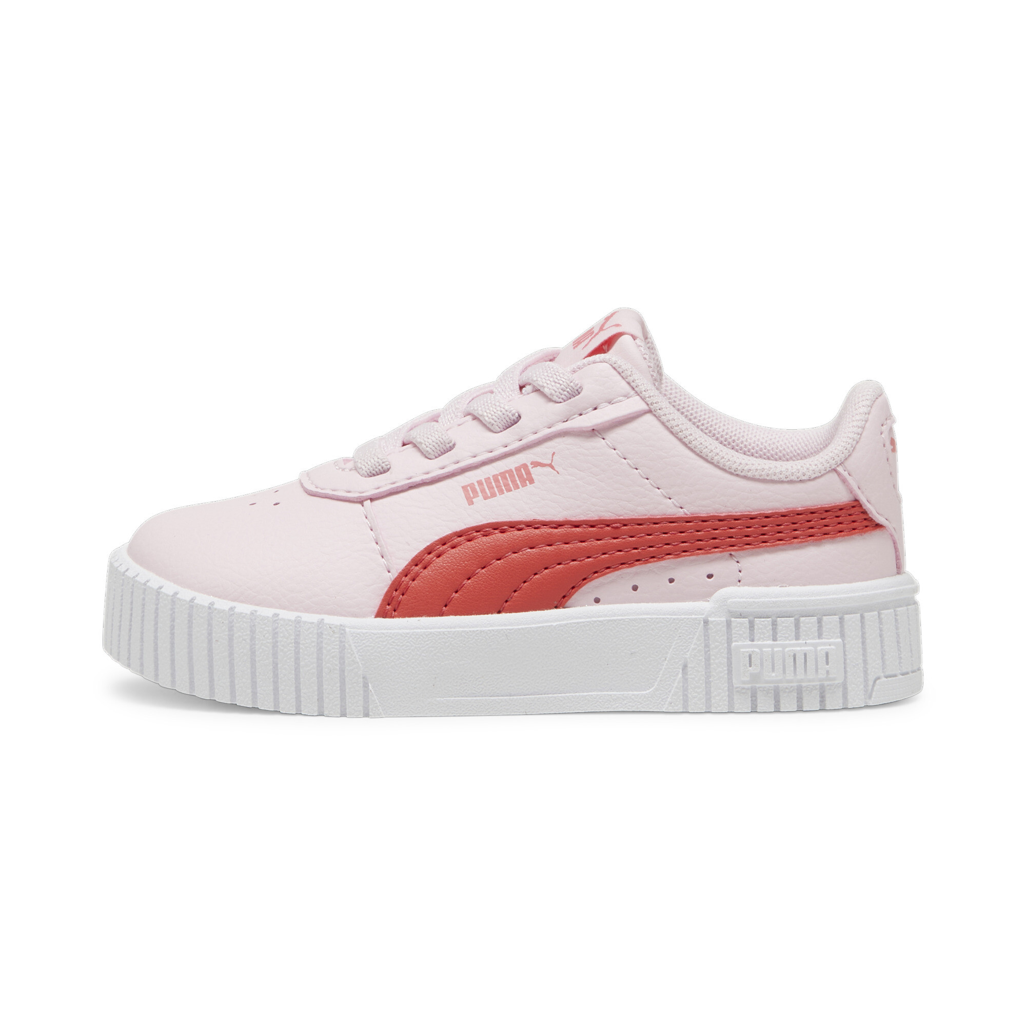 Puma Carina 2.0 AC Sneakers Babys Schuhe Für Damen | Mit Plain | Whisp Of Pink/Active Red/White | Größe: 22