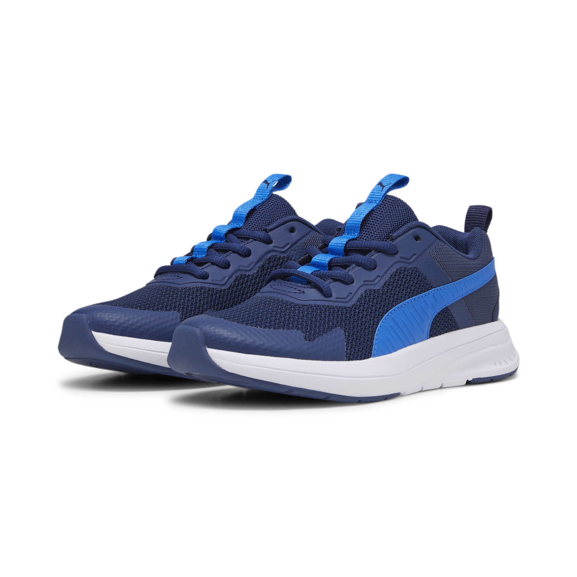 Puma Evolve Run Mesh Sneakers Youth, Blue, Size 37.5, Shoes