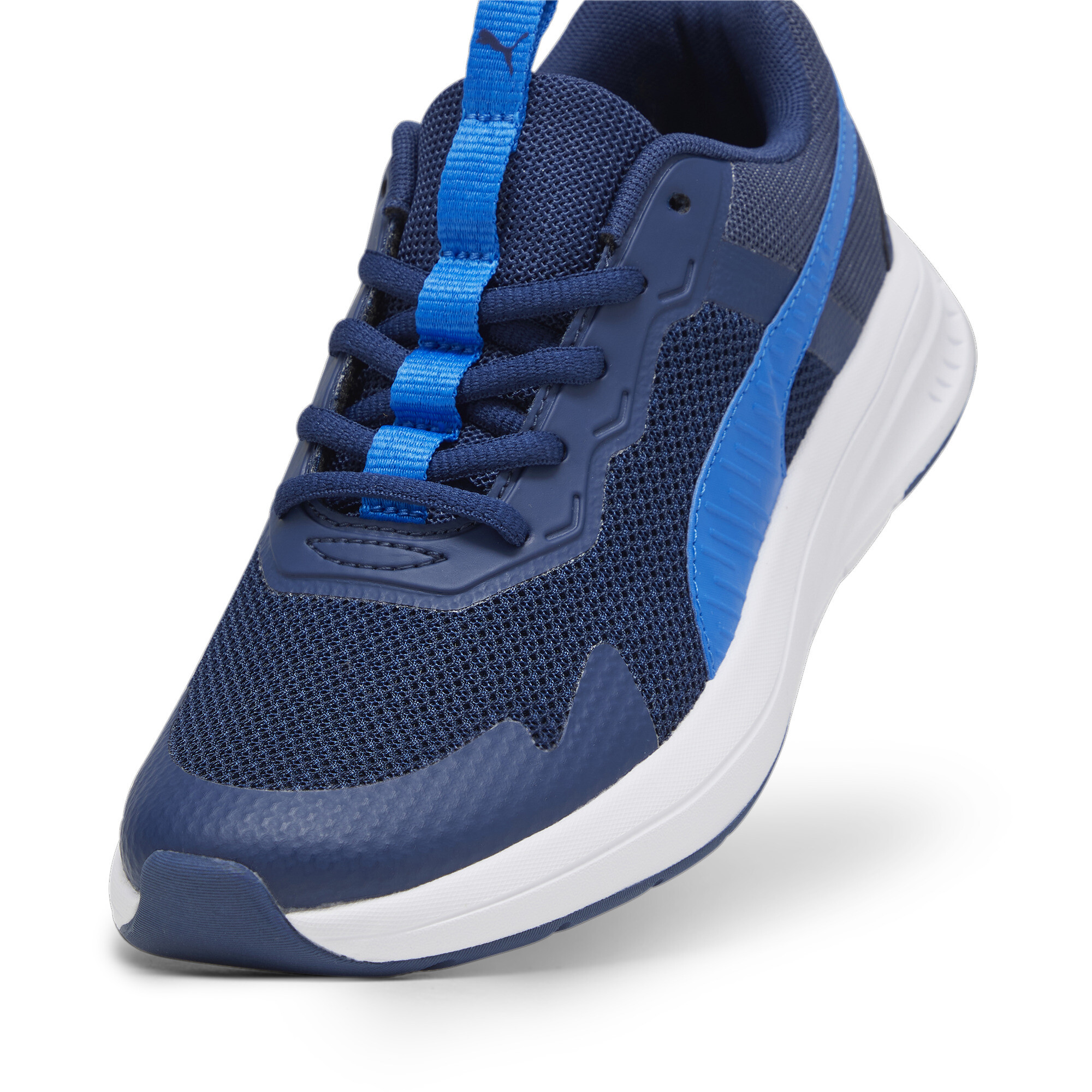 Puma Evolve Run Mesh Sneakers Youth, Blue, Size 37.5, Shoes